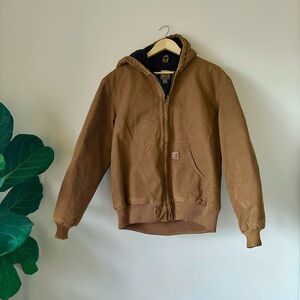 Vintage Carhartt J130 PROTOTYPE Duck Canvas Workwear Hooded Jacket